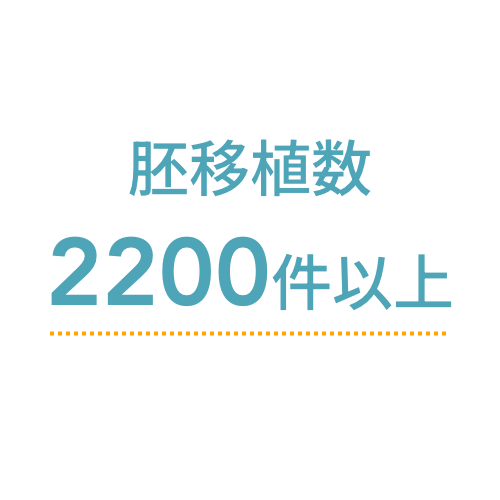 胚移植 1500件以上